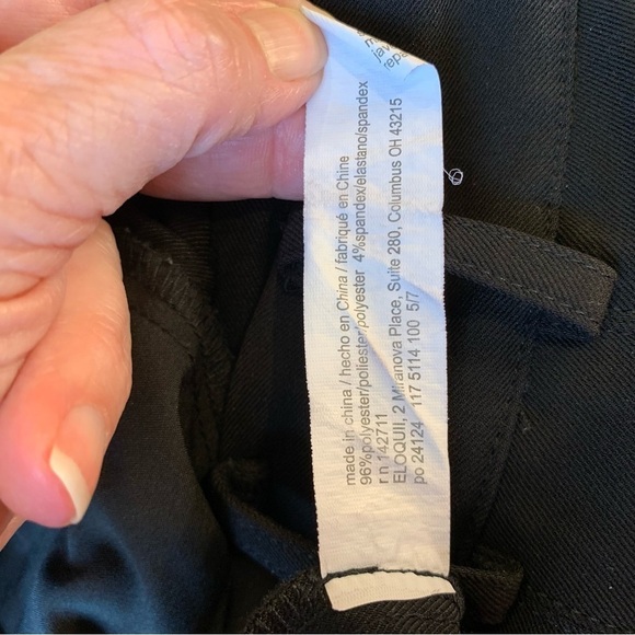 Eloquii black pleated wide leg dress pant with pockets. Size 16‎ - Picture 13 of 14